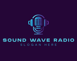 Radio - Radio Station Microphone logo design