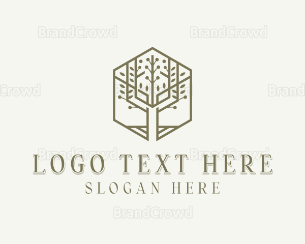 Environmental Tree Garden Logo