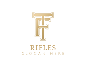 Brand - Elegant Letter TF Monogram logo design