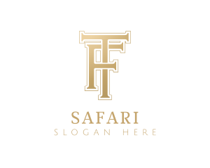 Business - Elegant Letter TF Monogram logo design