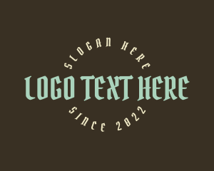 Retro - Generic Medieval Clothing logo design