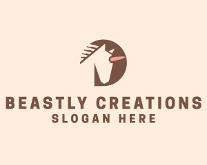 Creature - Fantasy Unicorn Creature logo design