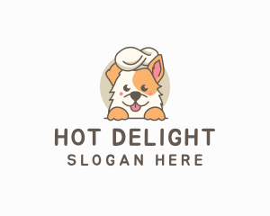 Dog Chef Baker logo design