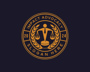 Advocacy Legal Lawyer logo design