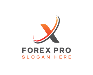 Forex - Professional Tech Letter X logo design