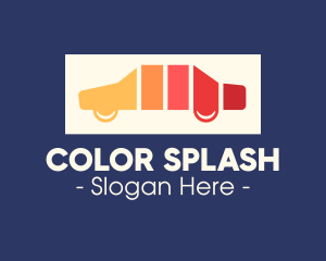 Multicolor Car Transportation logo design