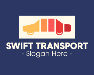 Multicolor Car Transportation logo design