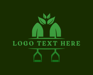 Landscaping - Planting Shovel Landscaping logo design