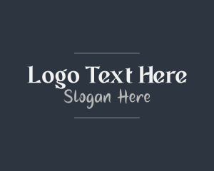 Professional Handwritten Brand Logo