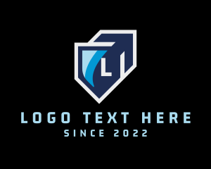 Logistic - Arrow Shield Crest logo design