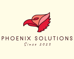 Phoenix - Phoenix Fiery Eagle logo design