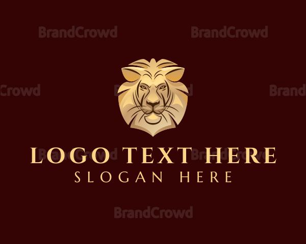 Premium Luxury Lion Logo