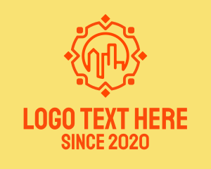 Metropolitan - Urban City Condo logo design