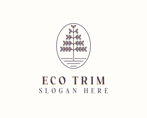 Nature Eco Tree logo design