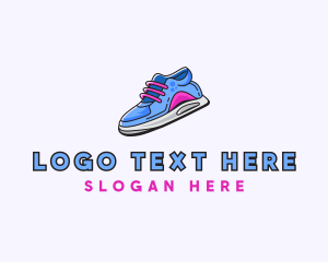 Sneakerhead - Fashion Activewear Shoes logo design