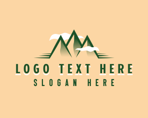 Moutaineering - Mountain Peak Adventure logo design