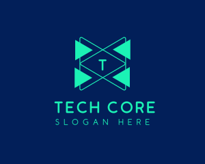 Cyber Technology Software logo design