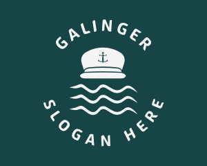 Fishing - Marine Sailor Cap logo design