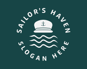 Marine Sailor Cap logo design