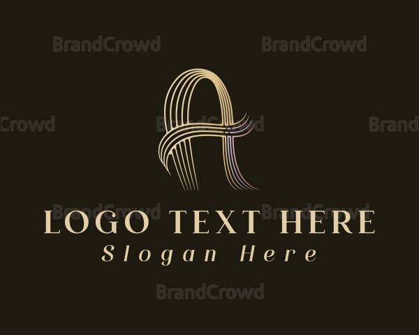 Wavy Line Letter A Logo | BrandCrowd Logo Maker