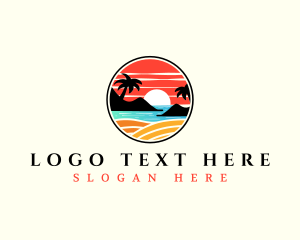 Beach Resort - Beach Summer Resort logo design