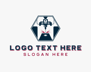 Mechanical - Laser Milling Automation logo design