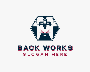 Laser Milling Automation logo design