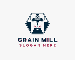 Laser Milling Automation logo design