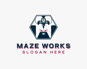 Laser Milling Automation logo design