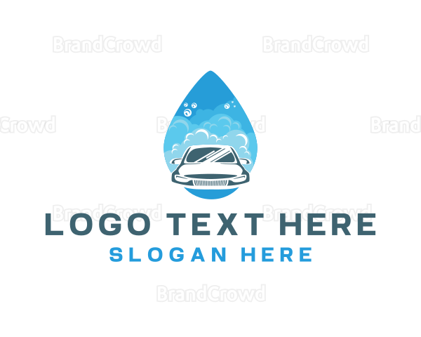 Droplet Car Cleaning Services Logo