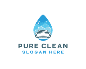 Droplet Car Cleaning Services logo design