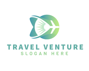 Trip - Gradient Aircraft Trip logo design