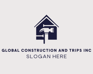 Hammer Home Construction  logo design