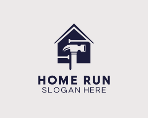 Hammer Home Construction  logo design