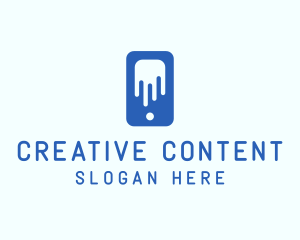 Content - Gadget Phone Drip logo design