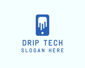 Gadget Phone Drip logo design