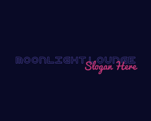 Nightclub - Fun Neon Nightclub logo design