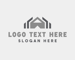 Leasing - Roof Housing Residence logo design