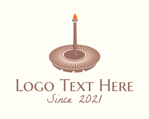 Torch - Olympic Torch Coliseum logo design