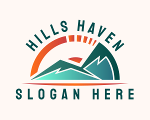 Mountain Nature Gauge logo design