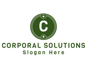 Corporal - Sergeant Troop Military Badge logo design