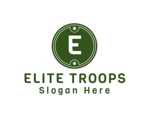 Sergeant Troop Military Badge logo design