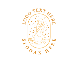 Goddess - Naked Beauty Spa logo design