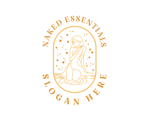 Naked Beauty Spa logo design