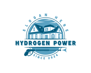 Power Washer Housekeeping logo design