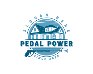 Power Washer Housekeeping logo design