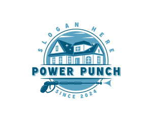 Power Washer Housekeeping logo design