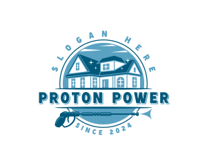 Power Washer Housekeeping logo design