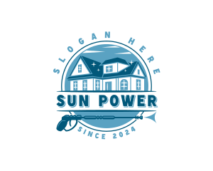 Power Washer Housekeeping logo design