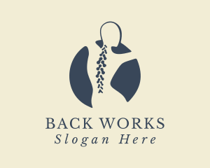 Back - Chiropractor Therapist Healthcare logo design